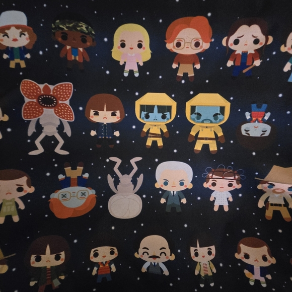 Stranger Things Chibi Print Backpack - Picture 6 of 7